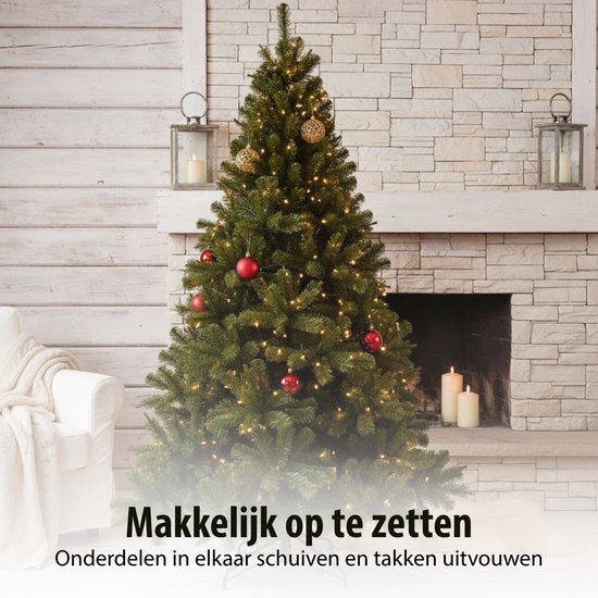 Kunstkerstboom Forrester H185cm Ø109cm Groen