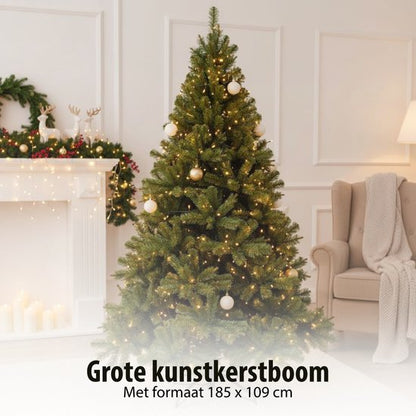 Kunstkerstboom Forrester H185cm Ø109cm Groen