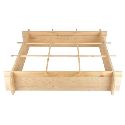 Houten moestuin 9-vaks