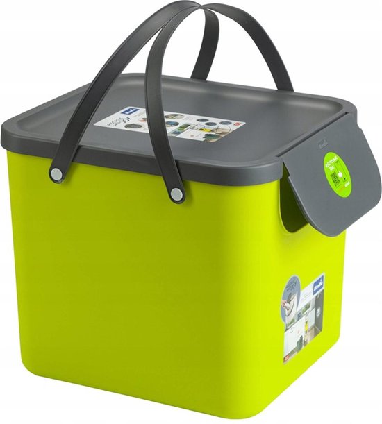 Rotho ALBULA Afvalscheider 38.8x35.5x33.9 cm 40L Lime Groen