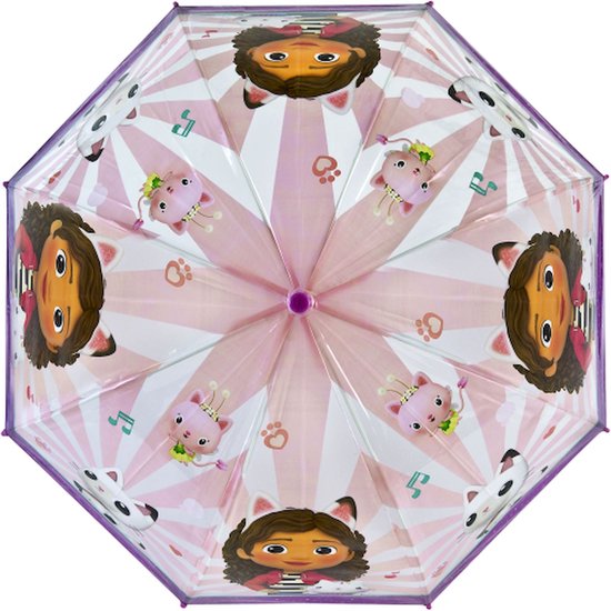 Gabbys Dollhouse Kinderparaplu 69 cm Paars