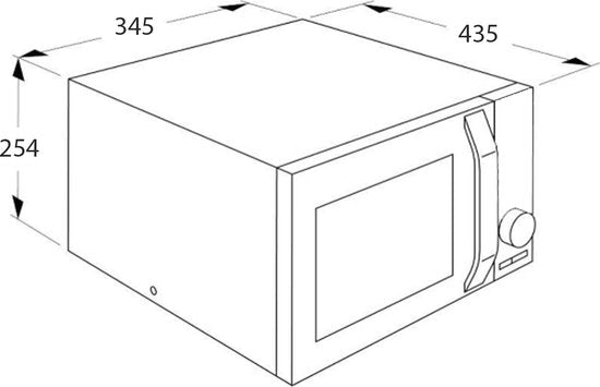 Magnetron 20L 700W Wit