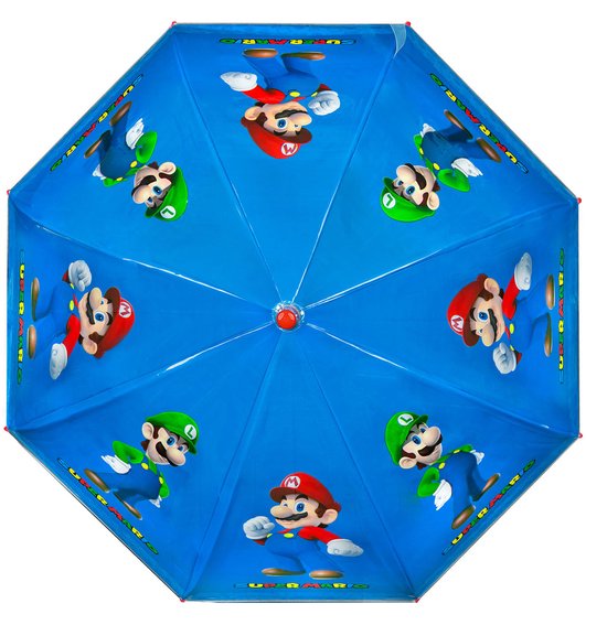 Super Mario Kinderparaplu 66 Cm Blauw