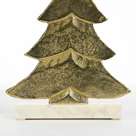 Decoratieve kerstboom op voet Goud