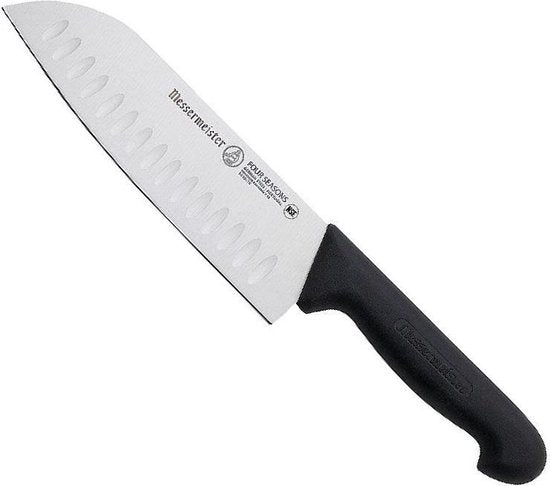 Messermeister Four Seasons Santokumes 18 cm RVS/Zwart