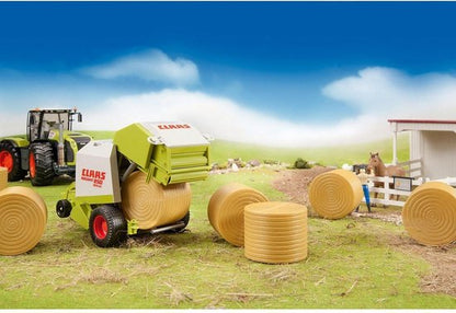 Bruder Aanhanger Claas met Hooibalen