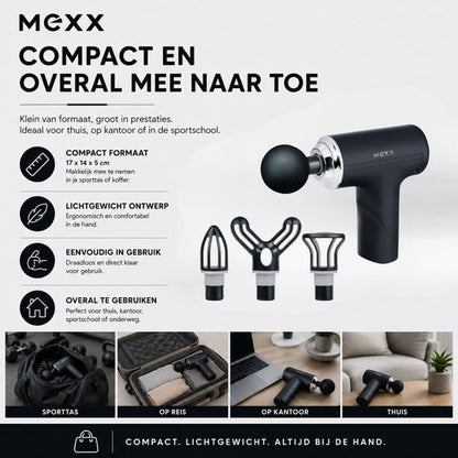 Massage Gun 4 massagekoppen
