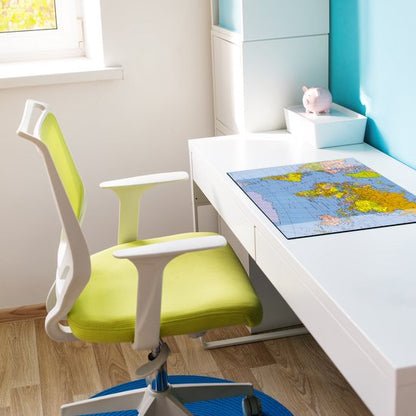 Kangaro K-0014W501 Bureau-onderlegger 579x379mm Met Wereldkaart