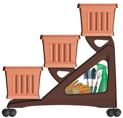 Bama Orto Di Kit Plantenbakken 80x74x73 cm Terracotta