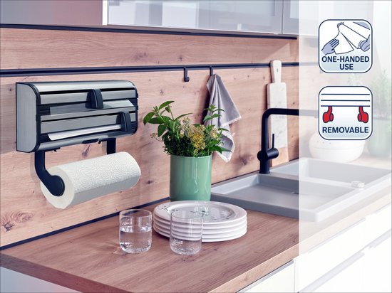 Leifheit 25793 Parat Royal Rollenhouder RVS