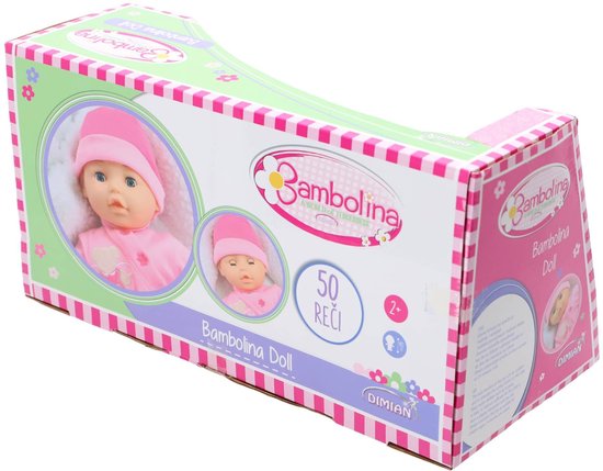 Bambolina Interactieve Pop 40 cm + Geluid