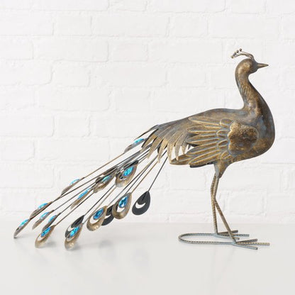 Boltze Home Beeld Pauw  H 47cm