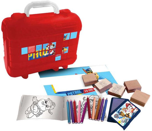 Paw Patrol Kleur-Stempel Kofferset