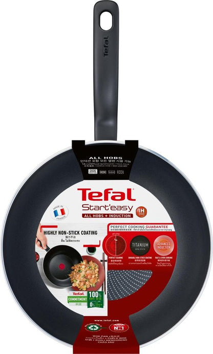 Tefal Start Easy Wokpan 28 cm Zwart