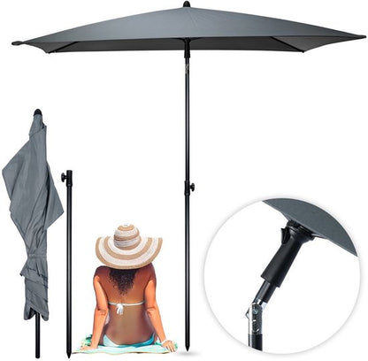 Parasol 125X200 cm Grijs