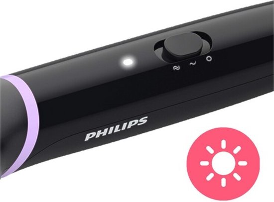 Philips BHH880/00 Verwarmde Ontkrulborstel Zwart/Paars