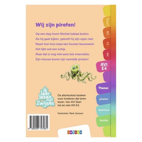 Zwijsen Boek AVI E4 Wij Zijn Piraten!
