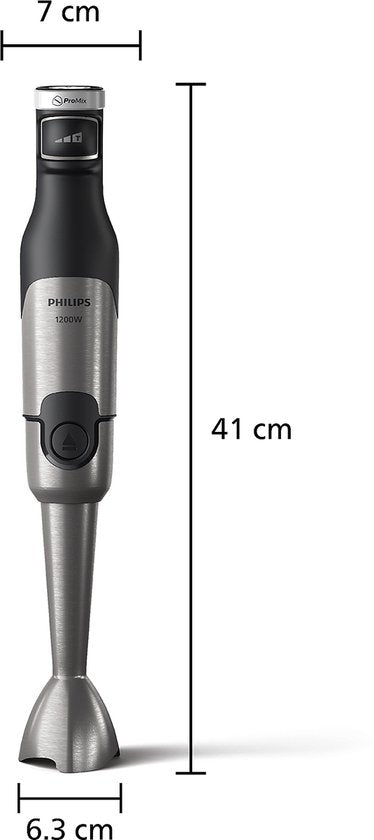 Philips HR2684/00 5000 Series XL Staafmixer Zwart/RVS
