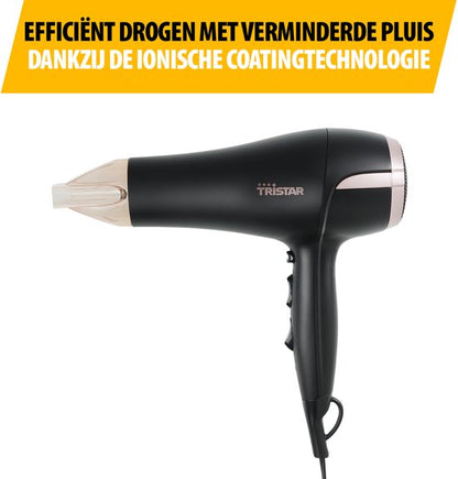 Haardroger met ionische coating 2000W