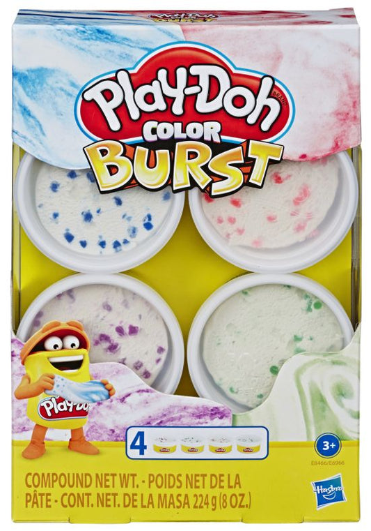 Kleur explosie - Playdoh - 4 pack