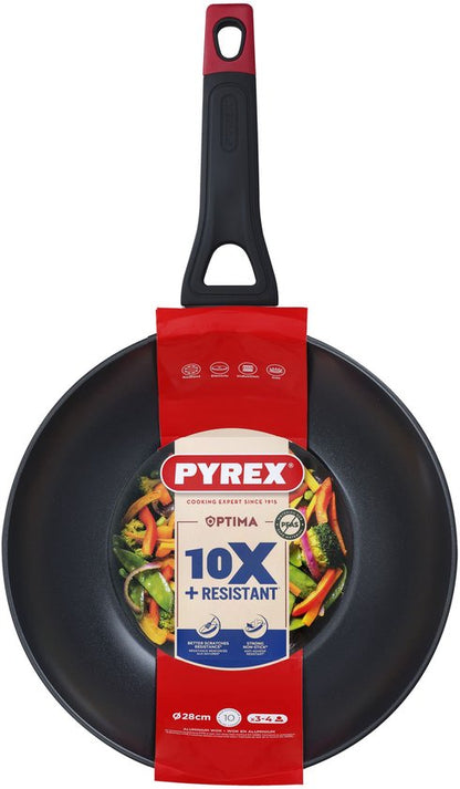 Pyrex Optima+ Wok Ø28cm Inductie