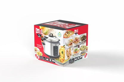 Fritel RC1377 Rijst- en Pastakoker RVS/Zwart