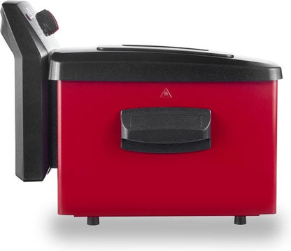 Fritel ST4153RED Friteuse 3L 2200W Rood/Zwart