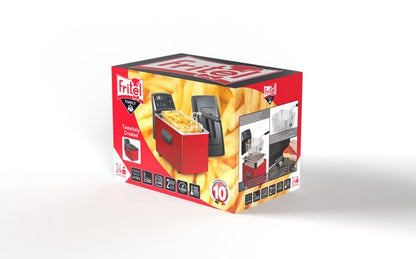 Fritel ST4153RED Friteuse 3L 2200W Rood/Zwart