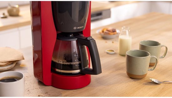 Bosch TKA2M114 Koffiemachine Rood/Grijs