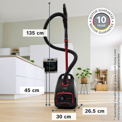 Bosch BGL6POW2 ProPower Stofzuiger 850W Zwart/Rood