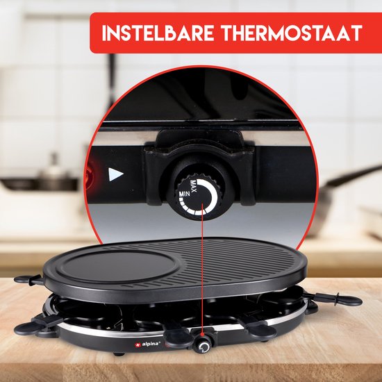 Gourmetset Raclette 8 Personen