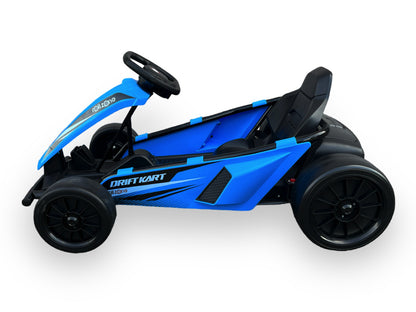 Rollzone Drift Go-Kart, 24 Volt Lithium Kart Met 200 Watt Motoren, Nieuwe Editie!