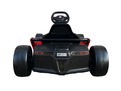 Rollzone Drift Go-Kart, 24 Volt Lithium Kart Met 200 Watt Motoren, Nieuwe Editie!
