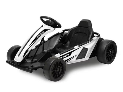 Rollzone Drift Go-Kart, 24 Volt Lithium Kart Met 200 Watt Motoren, Nieuwe Editie!