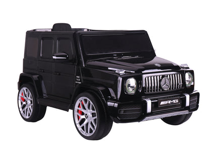 Mercedes G63, Kinderauto Met Lithium Accu, Rubberen Banden, Leder Zitje