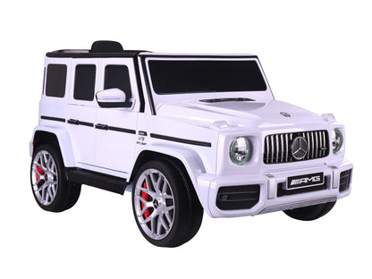Mercedes G63, Kinderauto Met Lithium Accu, Rubberen Banden, Leder Zitje