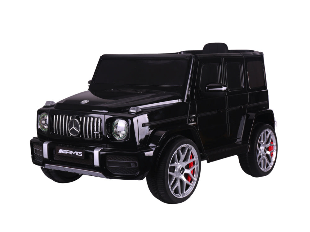 Mercedes G63, Kinderauto Met Lithium Accu, Rubberen Banden, Leder Zitje