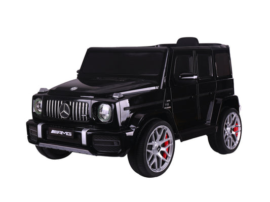 Mercedes G63, Kinderauto Met Lithium Accu, Rubberen Banden, Leder Zitje