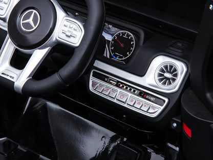 Mercedes G63, Kinderauto Met Lithium Accu, Rubberen Banden, Leder Zitje