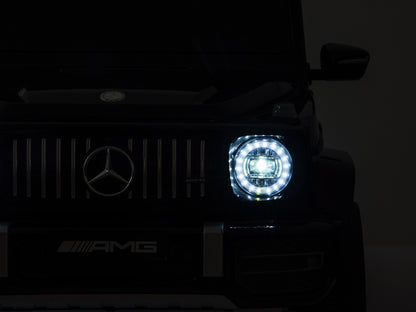 Mercedes G63, Kinderauto Met Lithium Accu, Rubberen Banden, Leder Zitje