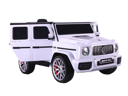 Mercedes G63, Kinderauto Met Lithium Accu, Rubberen Banden, Leder Zitje