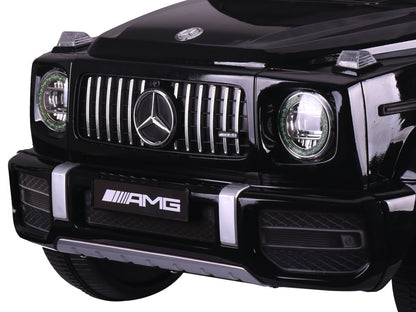Mercedes G63, Kinderauto Met Lithium Accu, Rubberen Banden, Leder Zitje