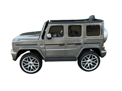 Mercedes G63, 12 Volt Kinder Accu Auto, Rubberen Banden, Leder Zitje En Meer!