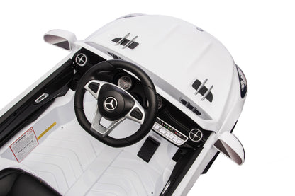 Mercedes Sl500, 12 Volt Elektrische Kinderauto Met Een Lithium Accu, Rubberen Banden, Leder Zitje En Meer!