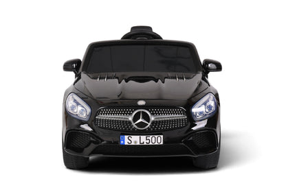 Mercedes Sl500, 12 Volt Elektrische Kinderauto Met Een Lithium Accu, Rubberen Banden, Leder Zitje En Meer!