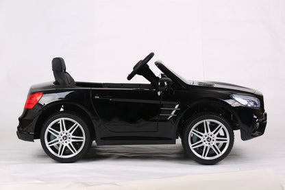 Mercedes Sl500, 12 Volt Elektrische Kinderauto Met Een Lithium Accu, Rubberen Banden, Leder Zitje En Meer!