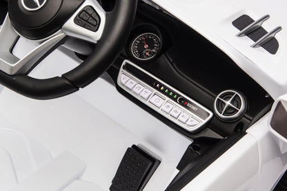 Mercedes Sl500, 12 Volt Elektrische Kinderauto Met Een Lithium Accu, Rubberen Banden, Leder Zitje En Meer!