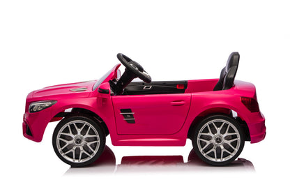 Mercedes Sl500, 12 Volt Elektrische Kinderauto Met Een Lithium Accu, Rubberen Banden, Leder Zitje En Meer!