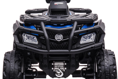 24 Volt Lithium Elektrische Quad, 4 Motoren, Rubberen Banden, Leder Zitting En Meer!