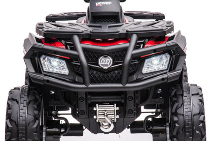 24 Volt Lithium Elektrische Quad, 4 Motoren, Rubberen Banden, Leder Zitting En Meer!